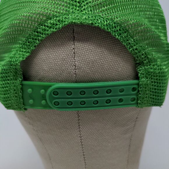CountryMark Co-Alliance Mesh Snap Back Hat Baseball Cap Green White - Picture 8 of 11